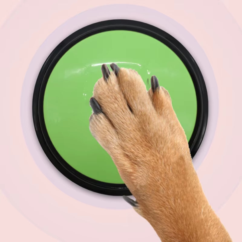 Dog Toys Funny Dog Recordable Pet Toys Travel Talking Pet Starters Pet Speaking Buttons Portable Cute Pet Supplies