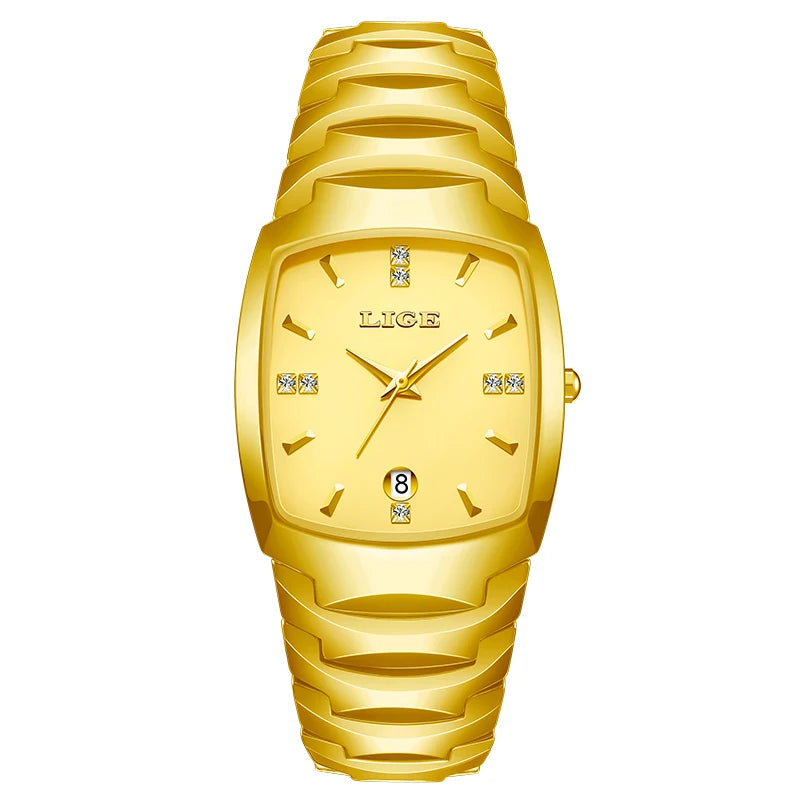 Casual Elegant Women Watch Fashion White Ceramic Strap Calendar Quartz Watch Waterproof Business Luxury Gift Ladies Watches