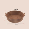 Air Fryer Silicone Basket Thicken Silicone Mold for Air Fryer Pot Oven Baking Tray Fried Chicken Pizza Air Fryer Accessories