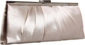 Blaire Women'S Satin Frame Evening Clutch Bag Purse with Shoulder Chain Included | Satin