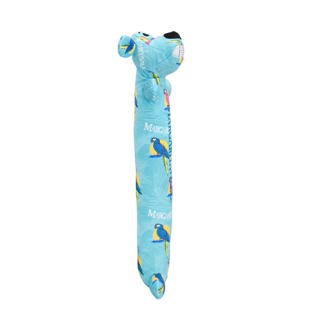 Margaritaville Summer Loofa Dog, Plush Dog Toy, 2 Pack with Tropical Patterns