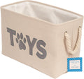 Collapsible Fabric Dog Toy Storage Bin – Durable, Stylish, Space-Saving Organizer for Pet Toys & Accessories – Neutral Design