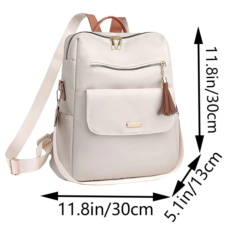 Neutral Style Backpack for Men and Women, Suitable for Travel, Tourism, Photography, and Student Use as a Schoolbag.