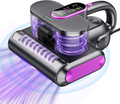 Mattress Vacuum Cleaner with 18Kpa Strong Suction & LED Display, 500W Bed Vacuum Cleaner with UV Light, 149°F Hot Air and 38,000 RPM High-Frequency Vibration for Mattress, Sofa, Pillows, 16.4Ft Cord