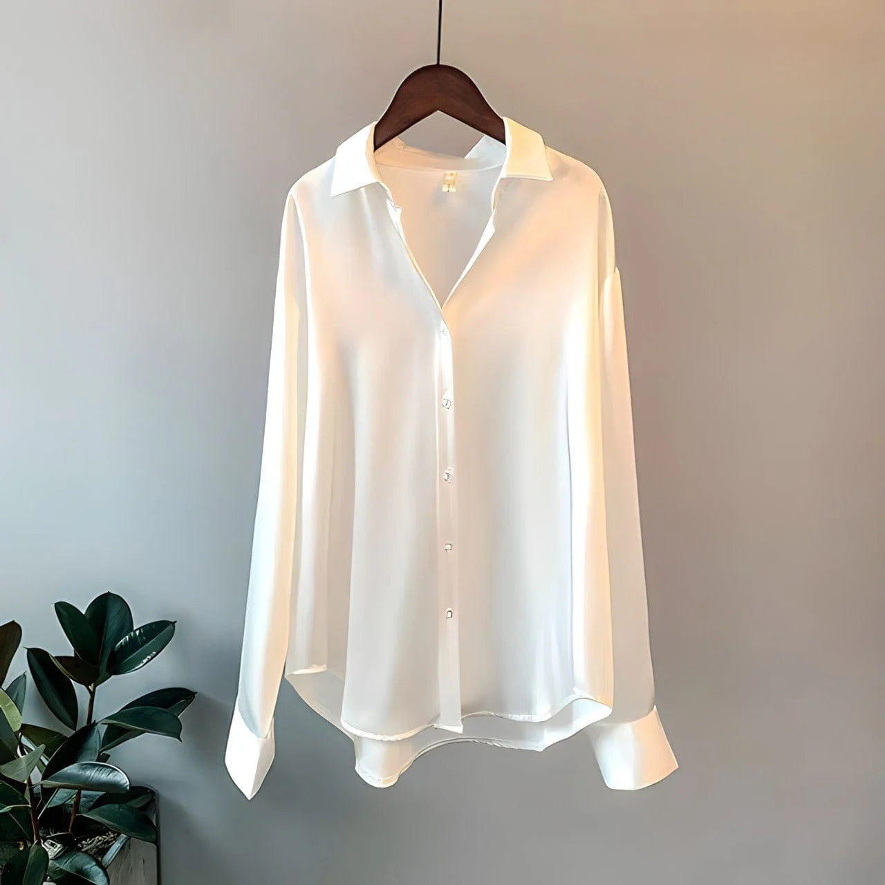 Women'S Satin Blouse