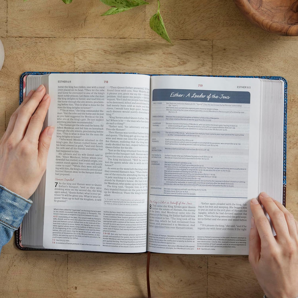 NIV, the Woman'S Study Bible, Hardcover, Full-Color, Red Letter: Receiving God'S Truth for Balance, Hope, and Transformation
