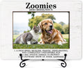 Dog Picture Frame for Dog Lovers, Dog Themed Gifts for Birthday Christmas Thanksgiving, Zoomies Definition Photo Frame, Dog Room Decor Gifts for Women Friends Sister Dog Mom Dog Owner Pet Lover -24