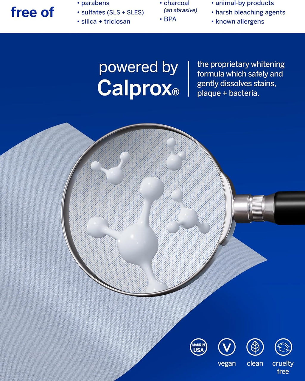 Superstrips & Professional Whitening System Kit, Dissolving Teeth Whitening Strips plus Toothpaste & Accelerator, Calprox®, Enamel Safe for Sensitive Teeth