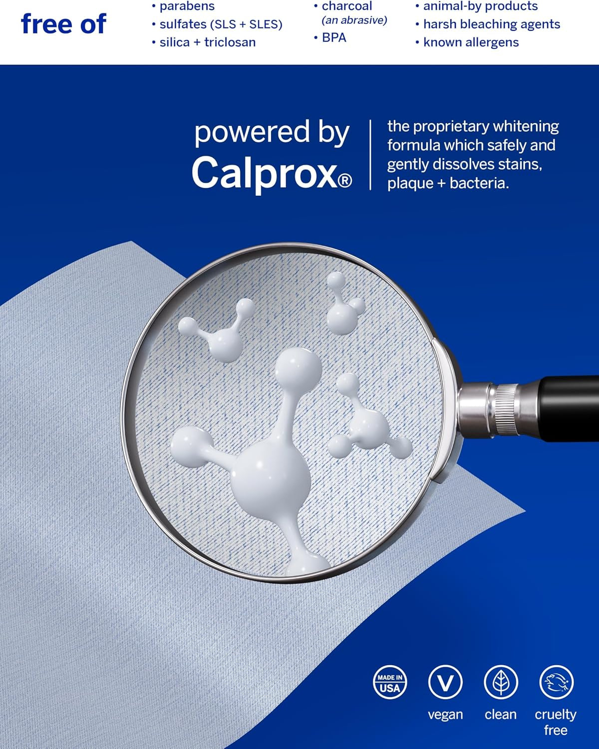 Superstrips & Professional Whitening System Kit, Dissolving Teeth Whitening Strips plus Toothpaste & Accelerator, Calprox®, Enamel Safe for Sensitive Teeth