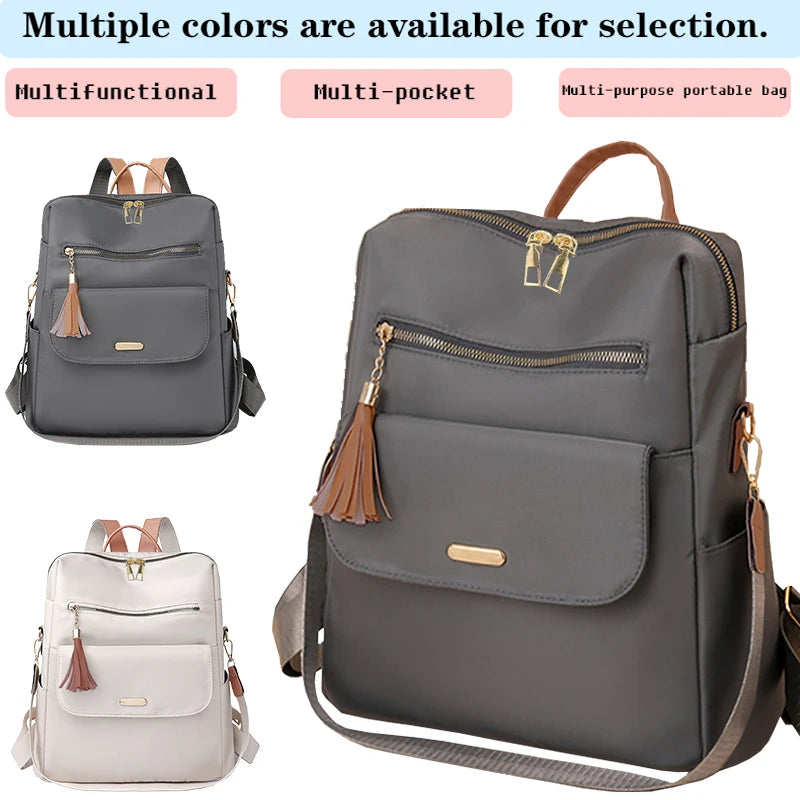 Neutral Style Backpack for Men and Women, Suitable for Travel, Tourism, Photography, and Student Use as a Schoolbag.
