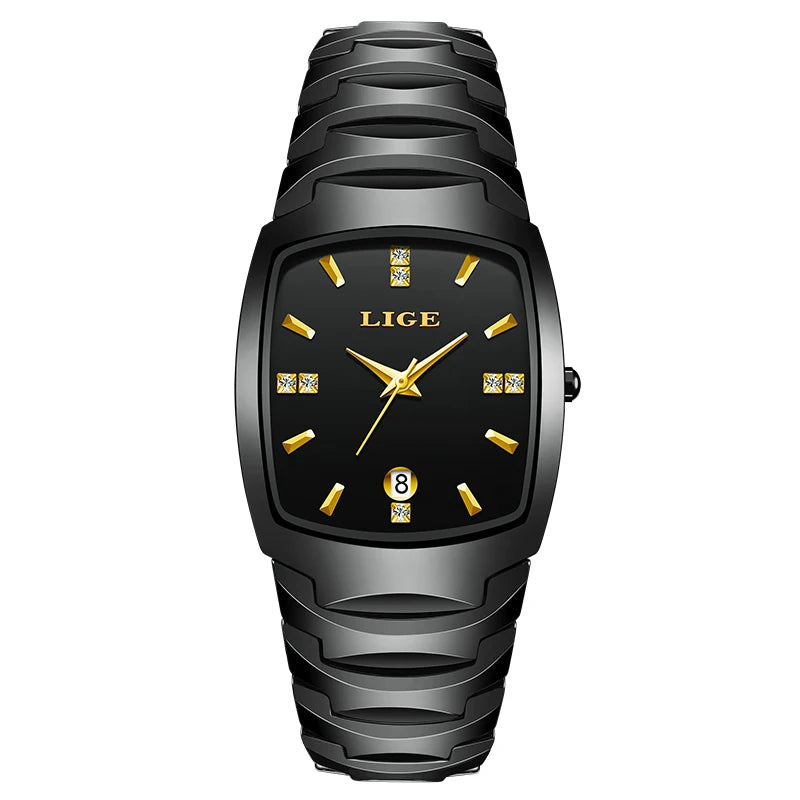 Casual Elegant Women Watch Fashion White Ceramic Strap Calendar Quartz Watch Waterproof Business Luxury Gift Ladies Watches