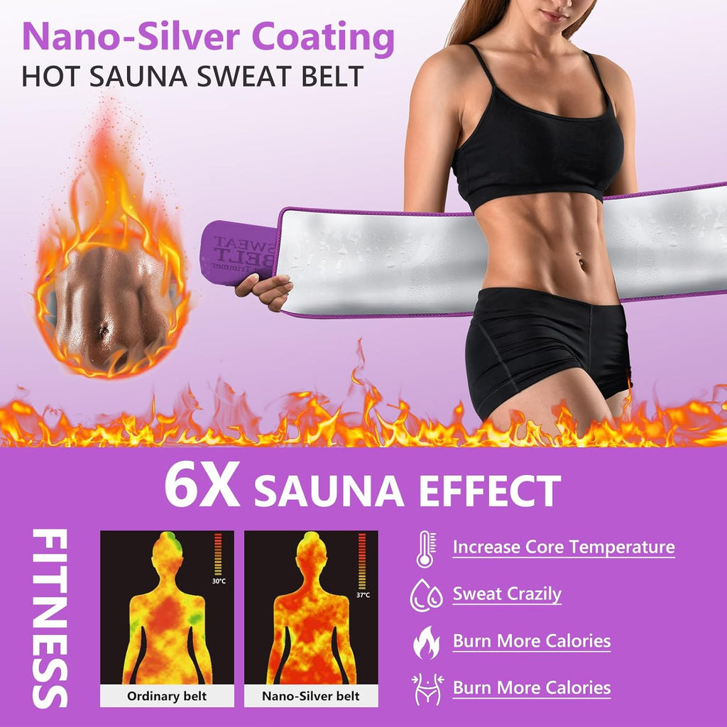 Waist Trainer for Women Lower Belly Fat, Waist Sweat Band for Women, Belly Band Sweat Belt, Body Shaper, Stomach Wrap