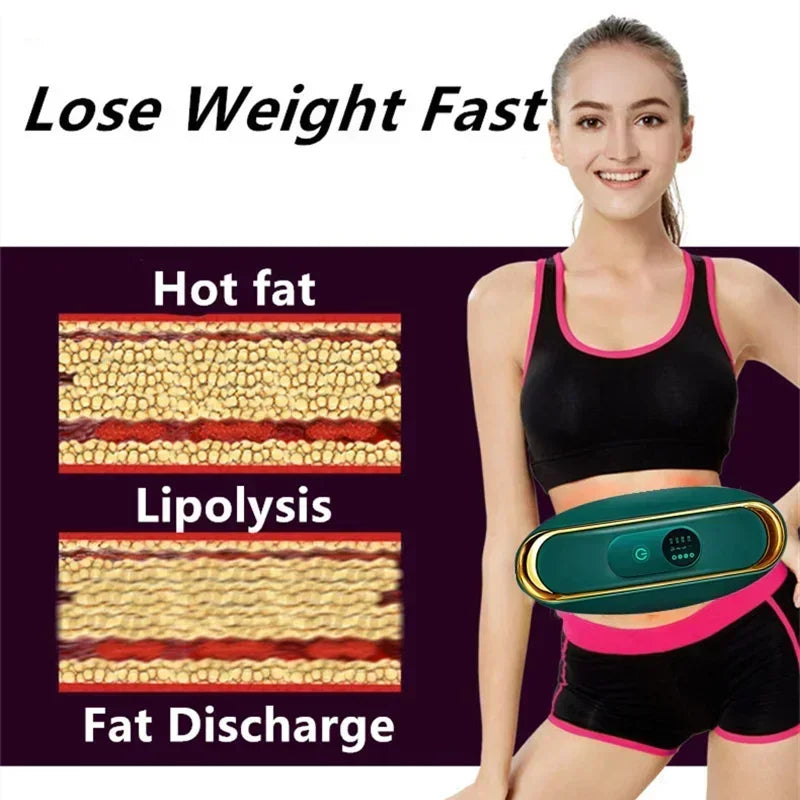 Slimming Machine Abdominal Massage Belt Anti-Cellulite Massager Women Electric Belly Fat Burner for Body Massager Fat Removal