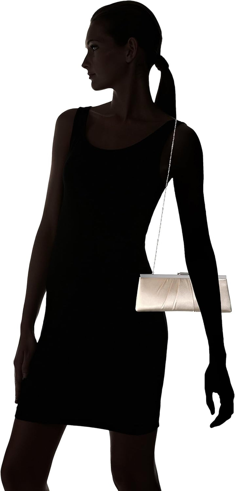 Blaire Women'S Satin Frame Evening Clutch Bag Purse with Shoulder Chain Included | Satin