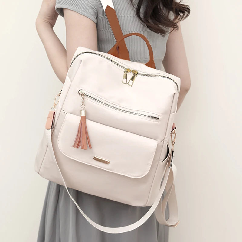 Neutral Style Backpack for Men and Women, Suitable for Travel, Tourism, Photography, and Student Use as a Schoolbag.