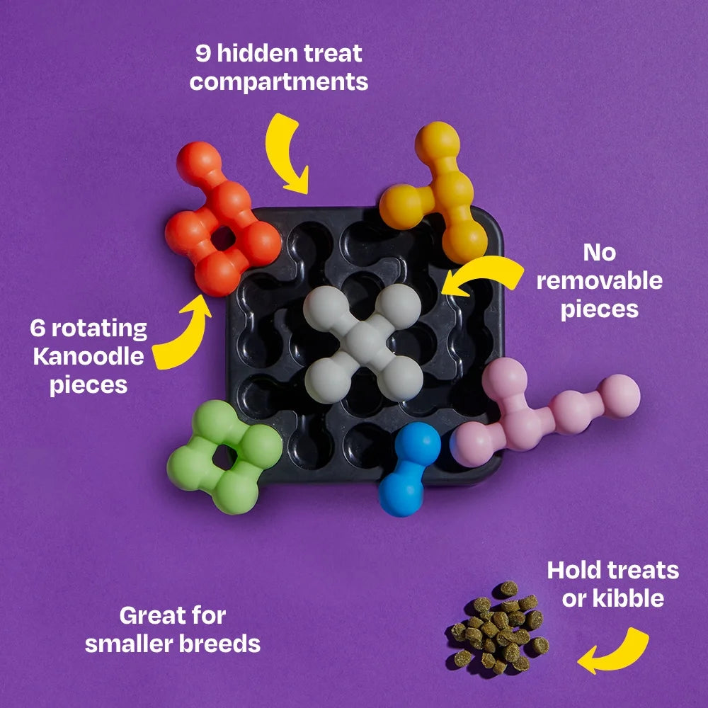 Kanoodle Dog Edition Small, Interactive Dog Toys, Dog Puzzle Toy, Enrichment Toy for Dogs, Dog Slow Feeder