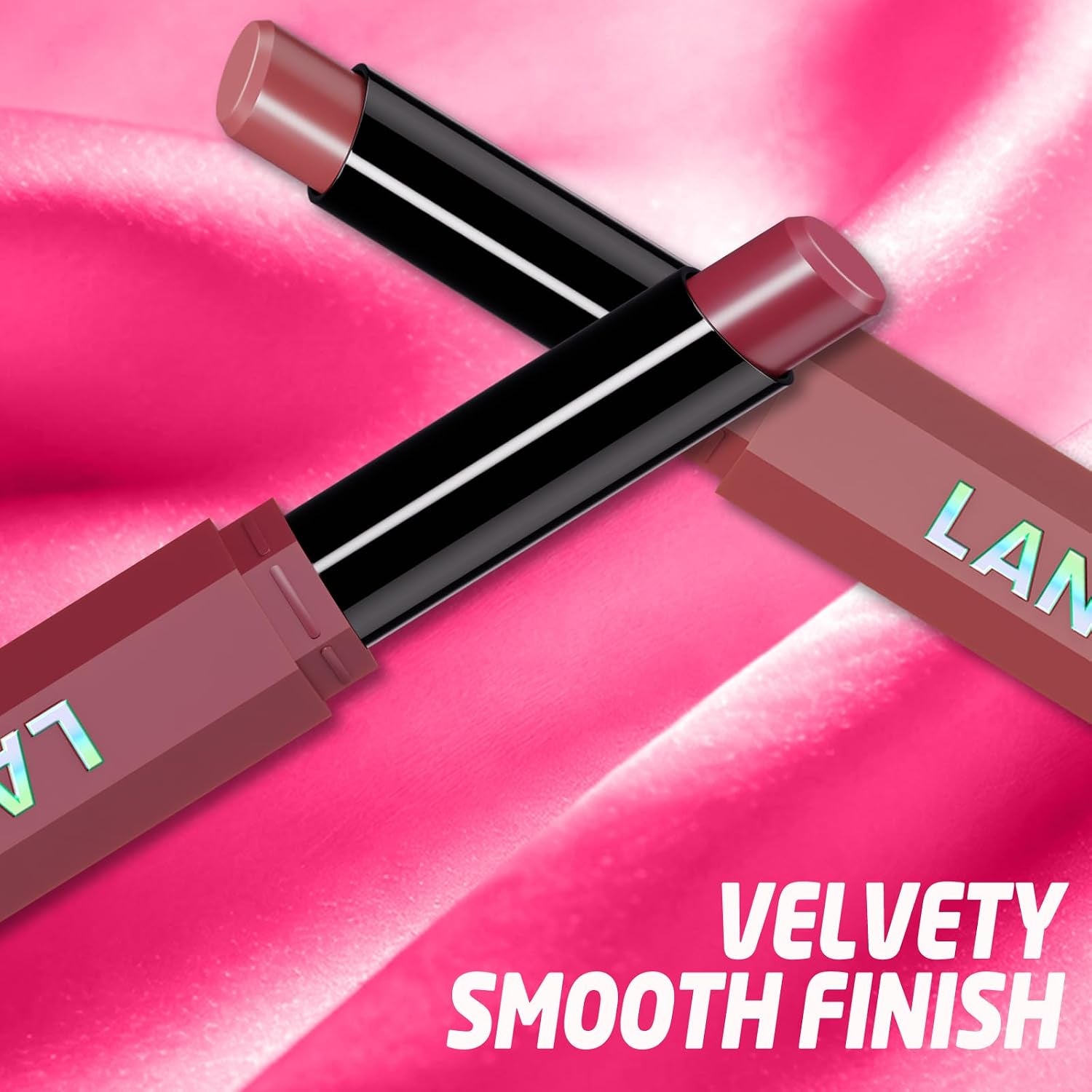 10Pcs Velvet Matte Lipstick Nude Matte Soft Dark Color Stick High Pigmented Long-Lasting Waterproof Lip Stick Lip Balm Beauty Cosmetics Gift for Women(Curated 10-Shade Set)