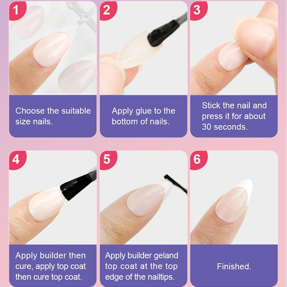 576Pcs Square Press on Nails Glossy Fake Nails Short False Nails Pure Color Glue on Nails Reusable Artificial Acrylic Nail Solid Color Full Cover Stick on Nails for Women Manicure 12 Color